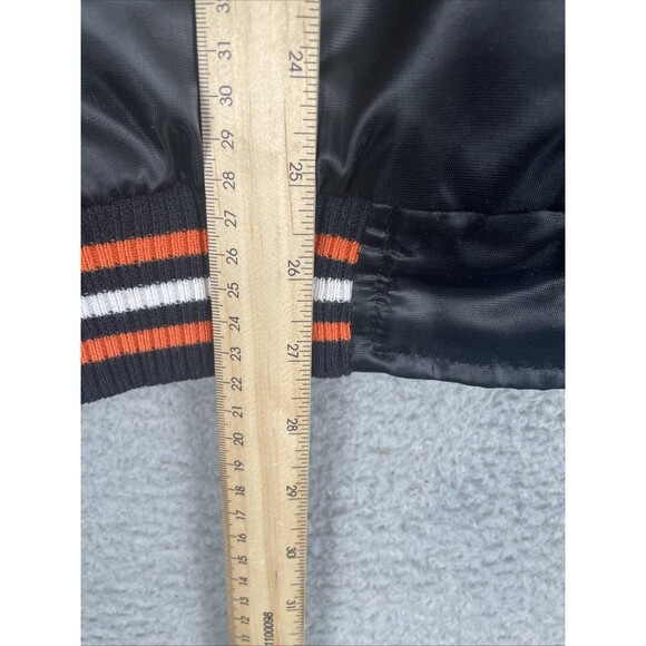VTG 90s Baltimore Orioles Satin Bomber Varsity Jacket Mens Small Black MLB - Picture 11 of 16